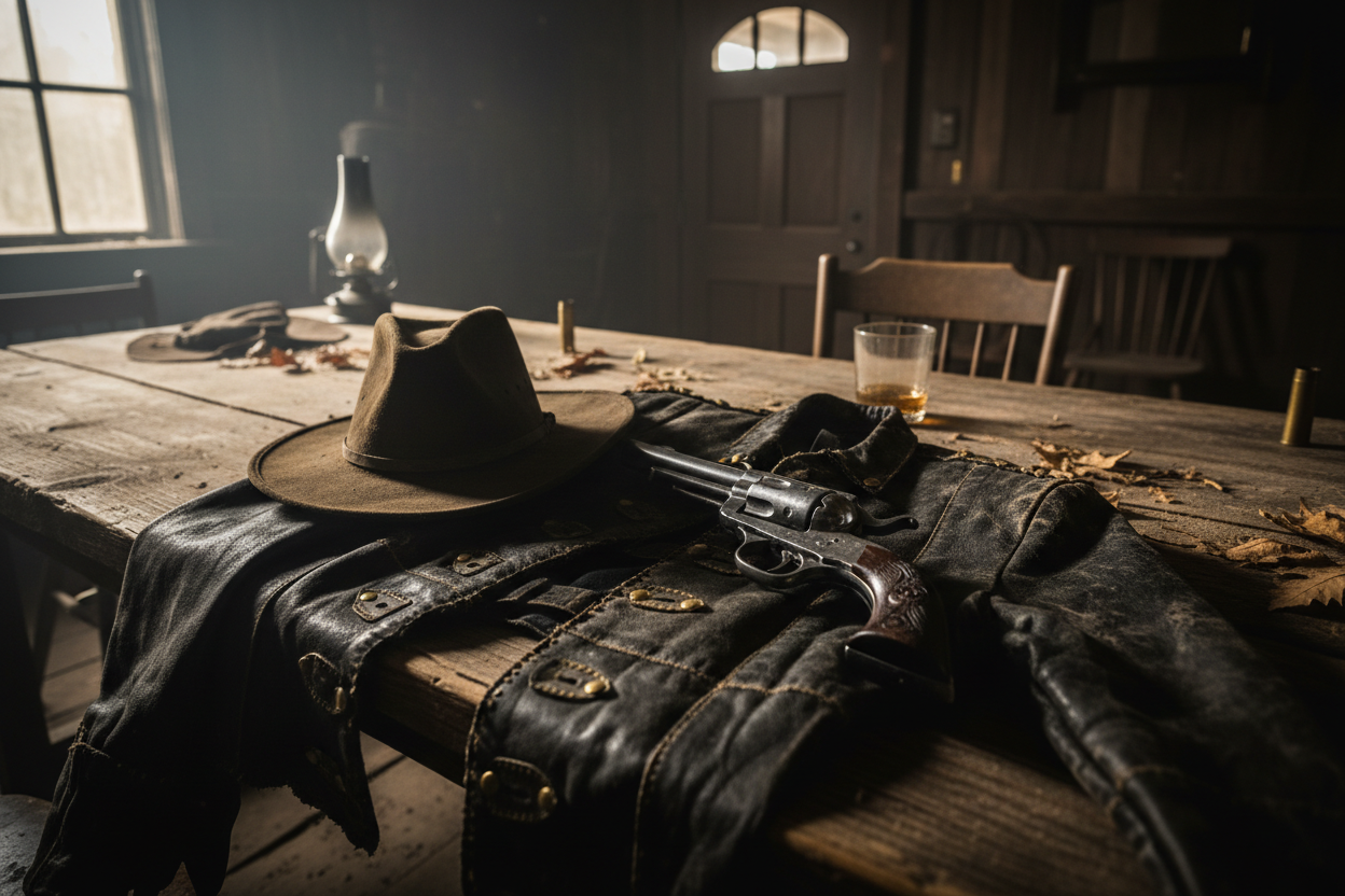 Generate an image that full embodies "for the outlaw"