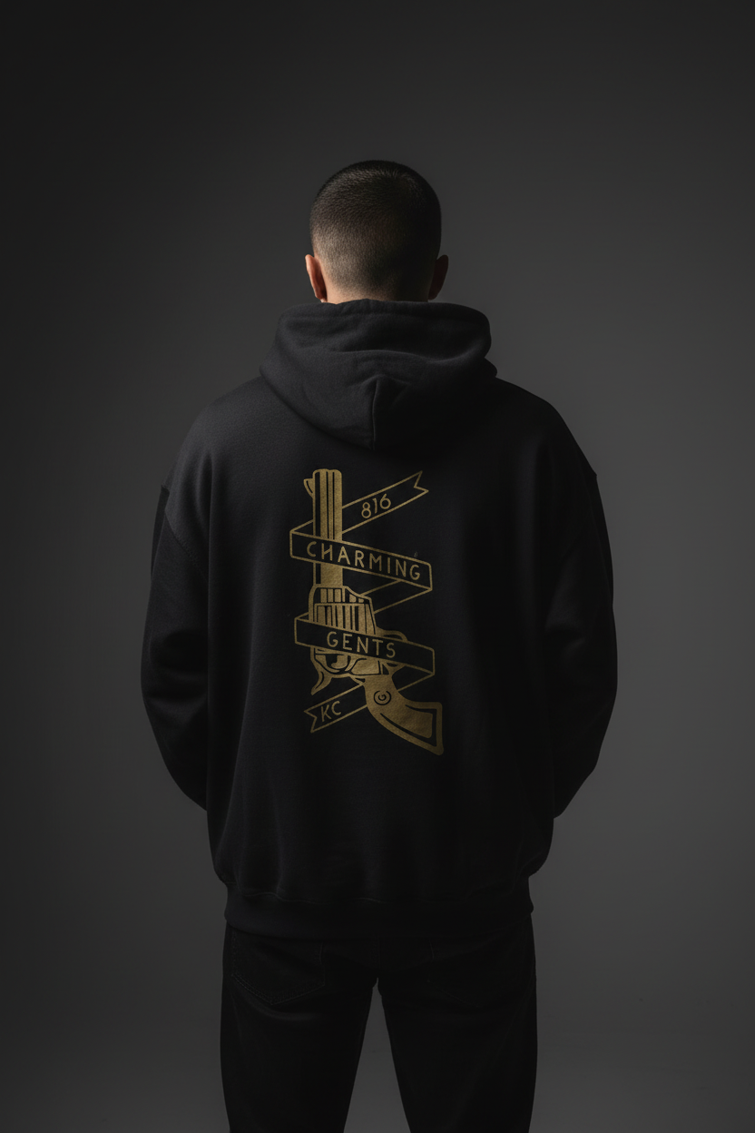Pistola Hoodie Model - Rear